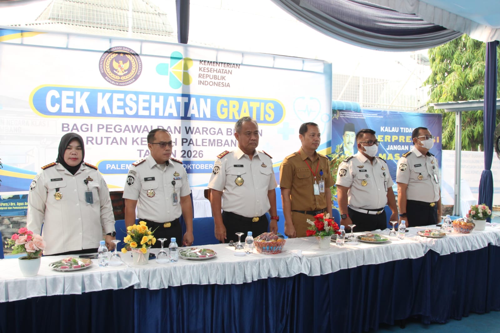 Rutan Kelas I Palembang Gelar Cek Kesehatan Gratis bagi Pegawai dan Warga Binaan, Perkuat Pelayanan Kesehatan 1