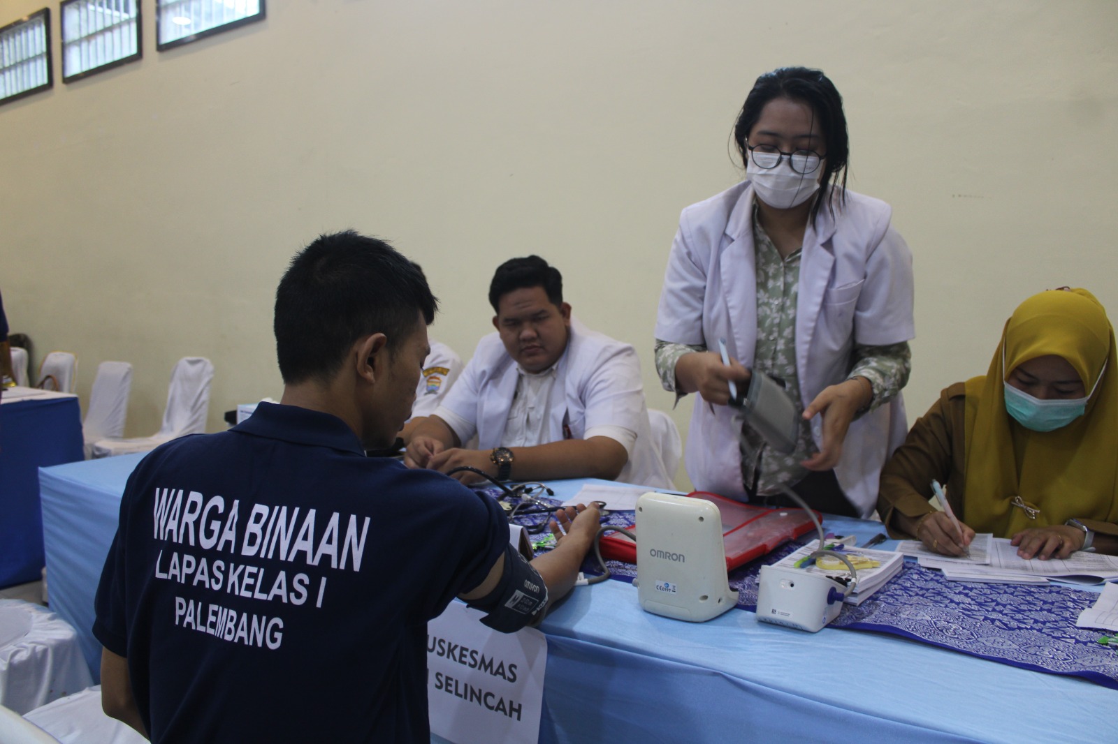 Lapas Kelas I Palembang Gelar Cek Kesehatan Gratis dan Skrining TB bagi Pegawai serta Warga Binaan 1