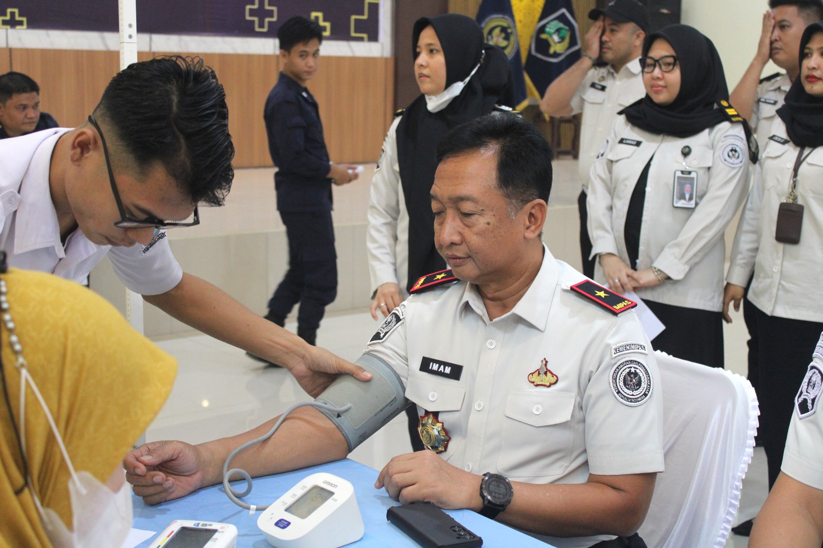 Lapas Kelas I Palembang Lanjutkan CKG dan Skrining TB, Ratusan Warga Binaan Jalani Pemeriksaan Kesehatan 1