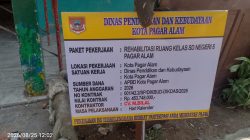 Proyek Rp453 Juta Selesai Tapi Baru Ajak Cek Lapangan, Pemahaman PPTK SDN 5 Pagar Alam Dipertanyakan" 4