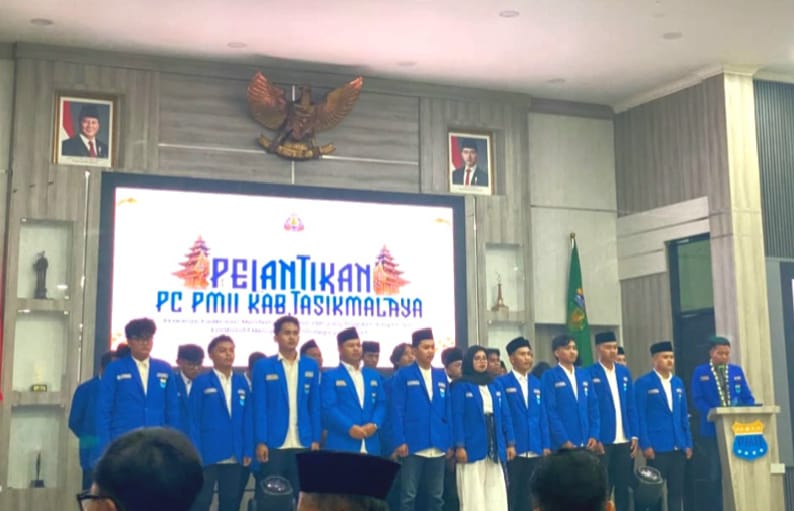Agis Maghfur Resmi Nahkodai PC PMII Kabupaten Tasikmalaya Periode 2026–2027 1
