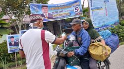 Gerakan 1.000 Masker Peduli Kabut Asap, Mistra Jamil Salurkan Masker kepada Masyarakat Sungai Nyalo 4