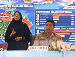 Polda Sumsel Tangani 17 Laporan Karhutla Kluster Korporasi, Area Konsesi 620,62 Hektare Disegel