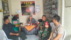 Babinsa Kuto Batu Bersama FKPM Bahas Bantuan Hukum bagi Warga yang Menghadapi Permasalahan