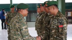 “66 Prajurit Kodim 0402/OKI-OI Naik Pangkat, Dandim Tekankan Peningkatan Profesionalisme