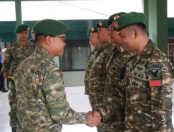 “66 Prajurit Kodim 0402/OKI-OI Naik Pangkat, Dandim Tekankan Peningkatan Profesionalisme