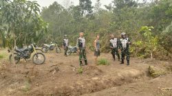 Satgas Karhutla Kodim 0418/Palembang Patroli di Talang Jambe dan Karya Baru, Hotspot Nihil 4