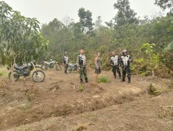 Satgas Karhutla Kodim 0418/Palembang Patroli di Talang Jambe dan Karya Baru, Hotspot Nihil