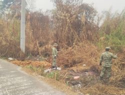 Satgas Karhutla Kodim 0418/Palembang Patroli di Talang Jambe dan Karya Baru, Hotspot Nihil