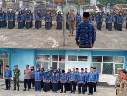 Upacara apel gabungan ASN kecamatan Ulumusi Dilaksanakan lebih awal