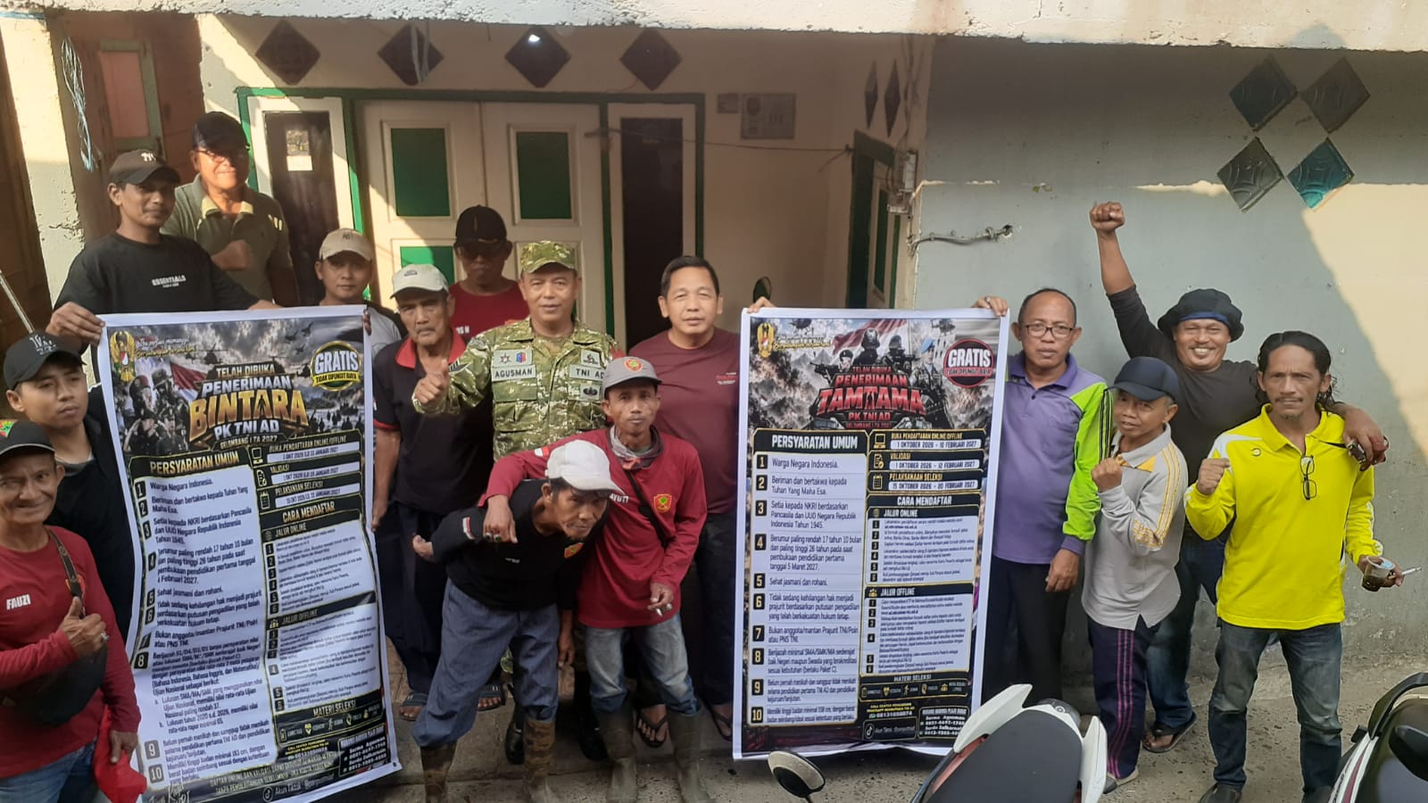 Danramil 418-03/Plaju Optimalkan Sosialisasi Rekrutmen Prajurit TNI AD Caba dan Cata 1