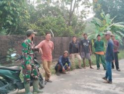 Babinsa Sungai Selincah Ajak Warga Cegah Karhutla, Ingatkan Bahaya Membakar Lahan